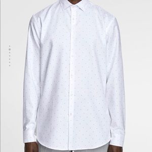Brand New Zara Stain Free Textured Shirt